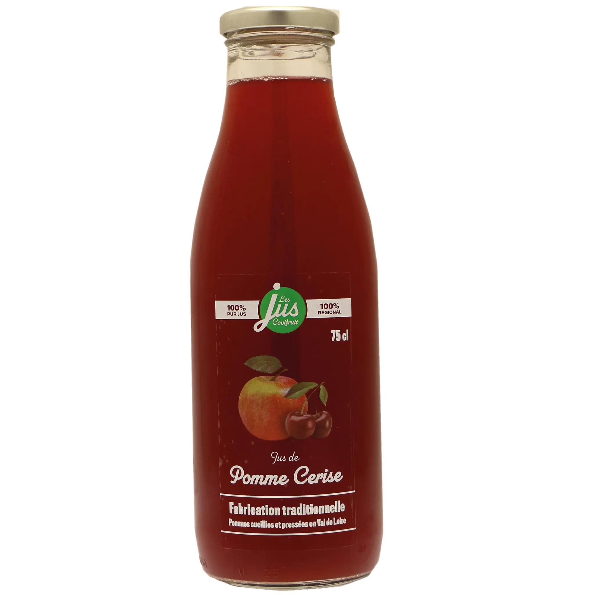 LES JUS COVIFRUIT Pur jus de pomme cerise