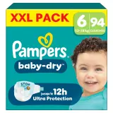 PAMPERS Baby Dry couches taille 6 (13-18kg)