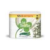 LE TRÈFLE Papier toilette douceur bambou 3 épaisseurs