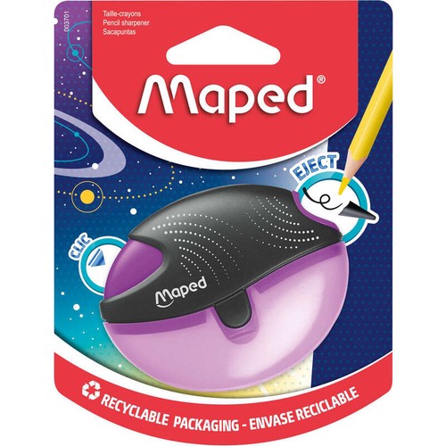 Maped Taille-Crayon Galactic 1 Trou Avec Réservoir