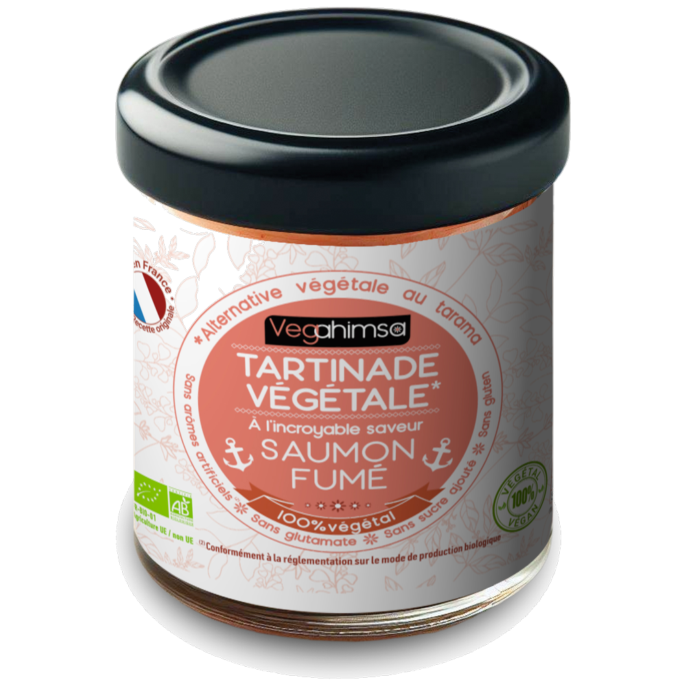 Tartinade végétales saveur saumon fumé bio