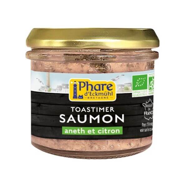 Tartinable de saumon aneth et citron bio