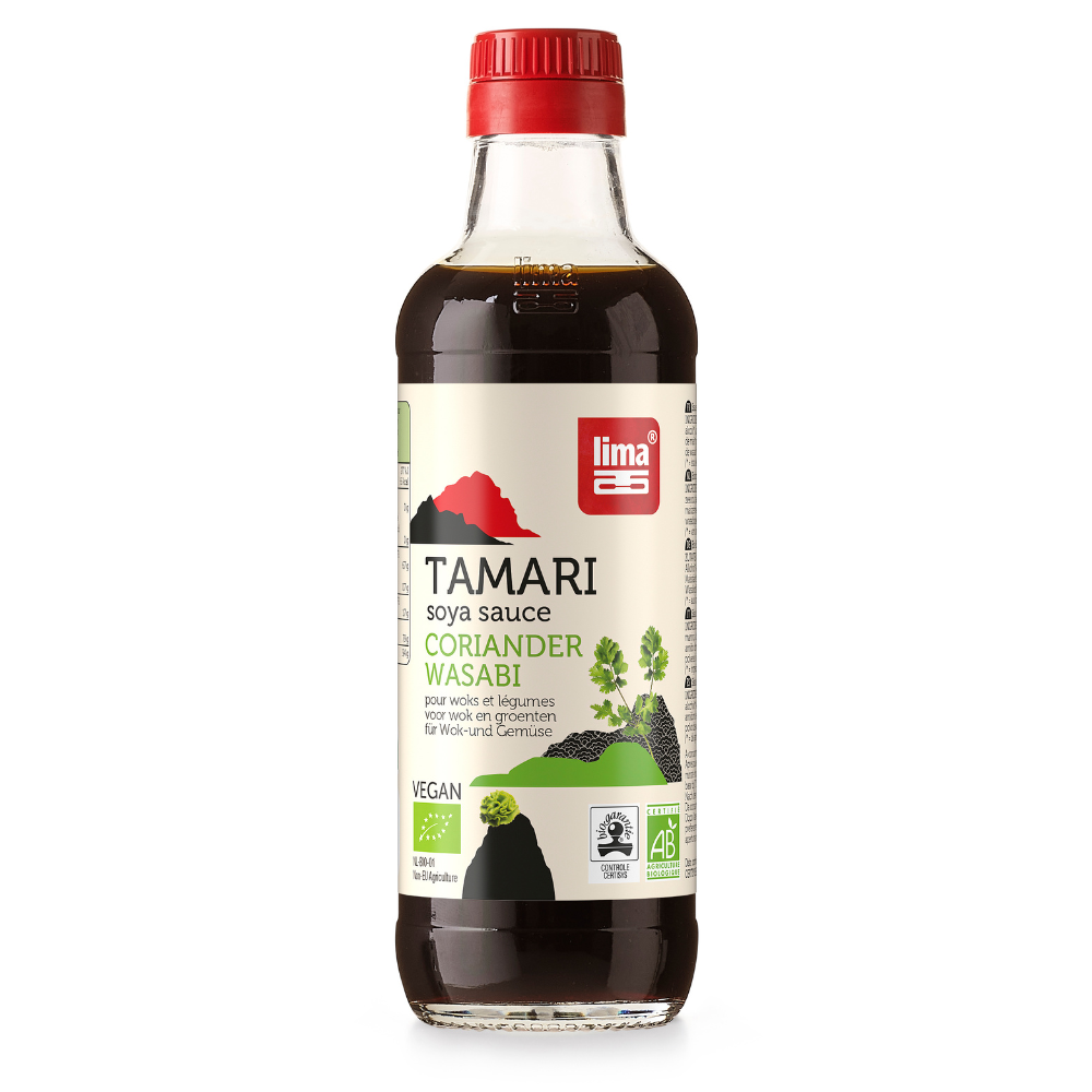 Sauce tamari coriandre et wasabi bio