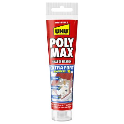 Uhu Tube de colle mastic extra fort invisible, 165g