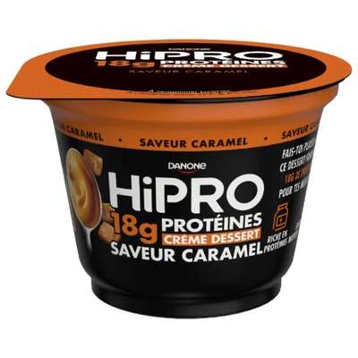 Crème dessert saveur caramel, HiPRO (180 g)