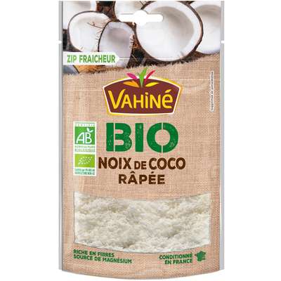 Noix de coco râpée BIO, Vahiné (115 g)