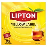 Thé yellow label Kenya sachets, Lipton (x 100)
