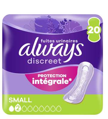 Serviettes Discreet Small, Always (x 20)