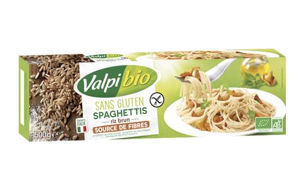 Spaghetti de riz brun BIO, Valpibio (500 g)