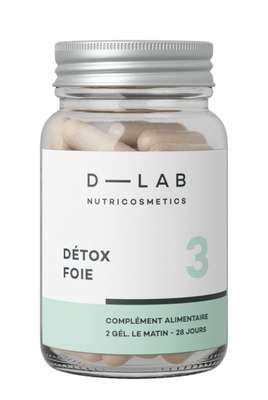 Détox Foie Dépollution & Métaux lourds , D-Lab Nutricosmetics