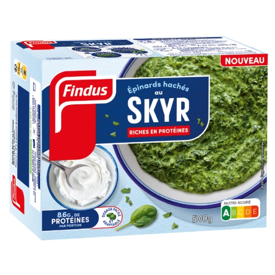 Épinards Hachés au Skyr Riches en Protéines FINDUS