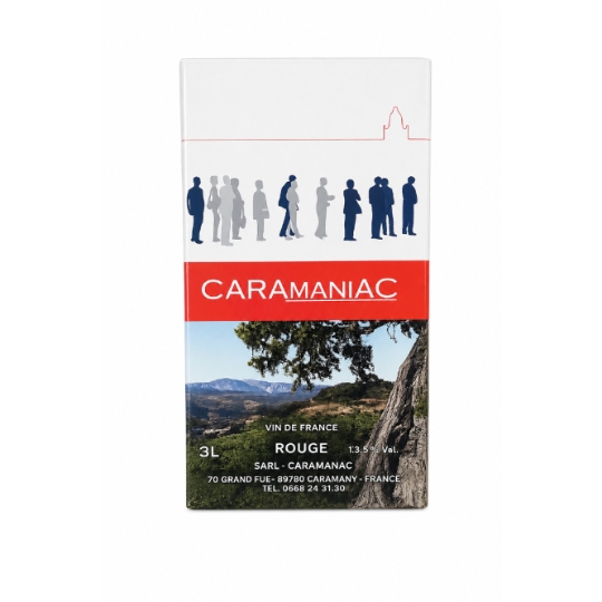 Vin Rouge Vin de France 13.5% CARAMANIAC