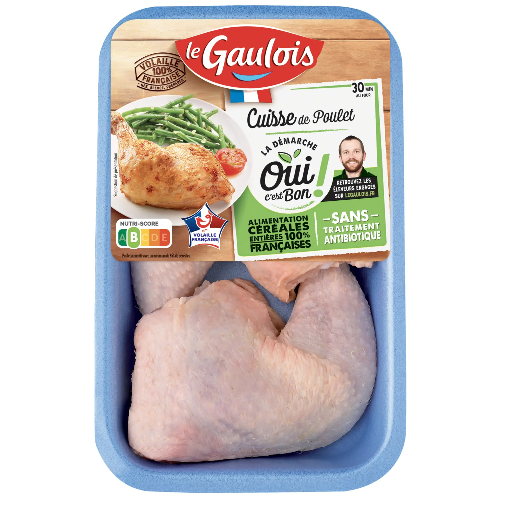 LE GAULOIS Cuisse poulet blanc fermier