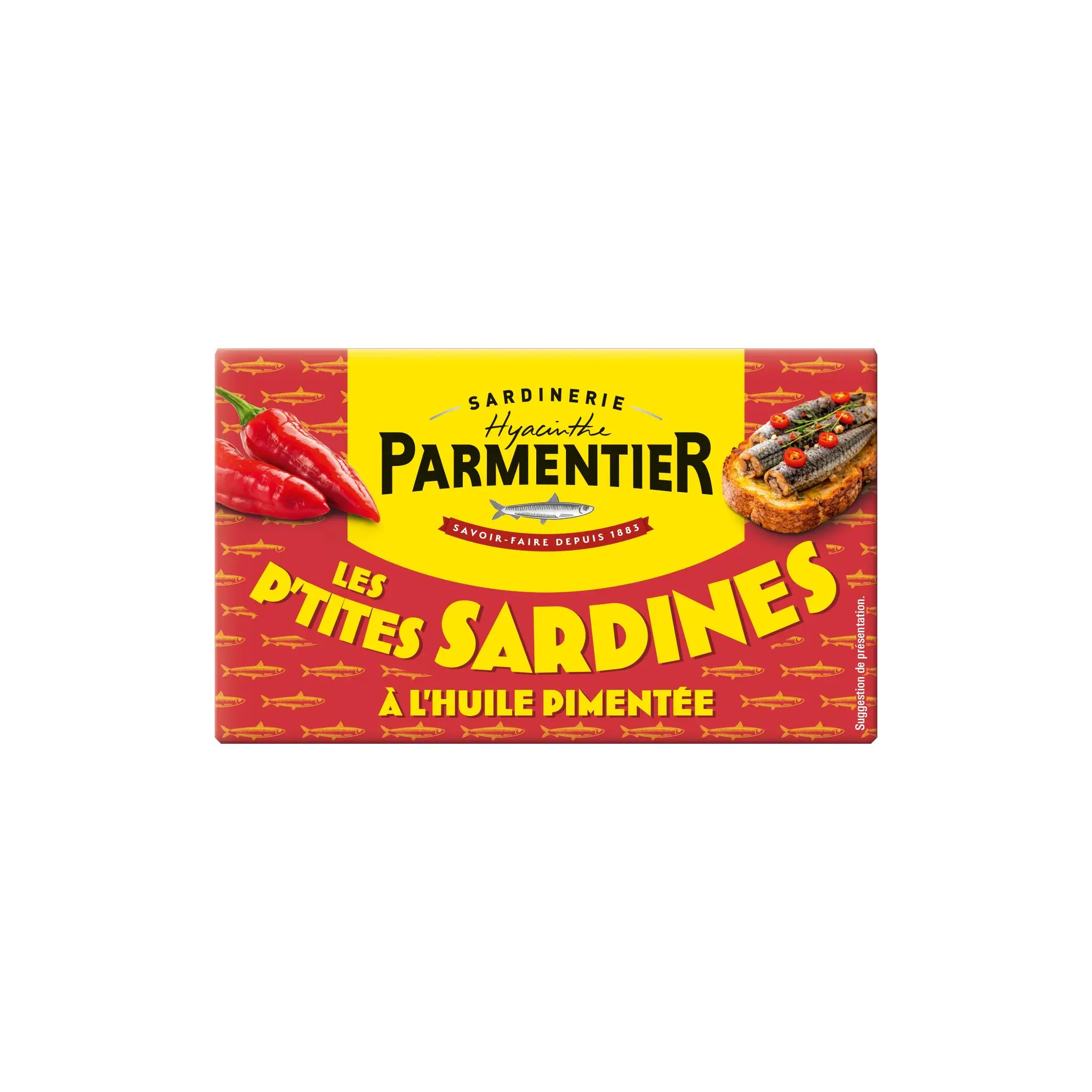 PARMENTIER Petites sardines à l'huile pimentée