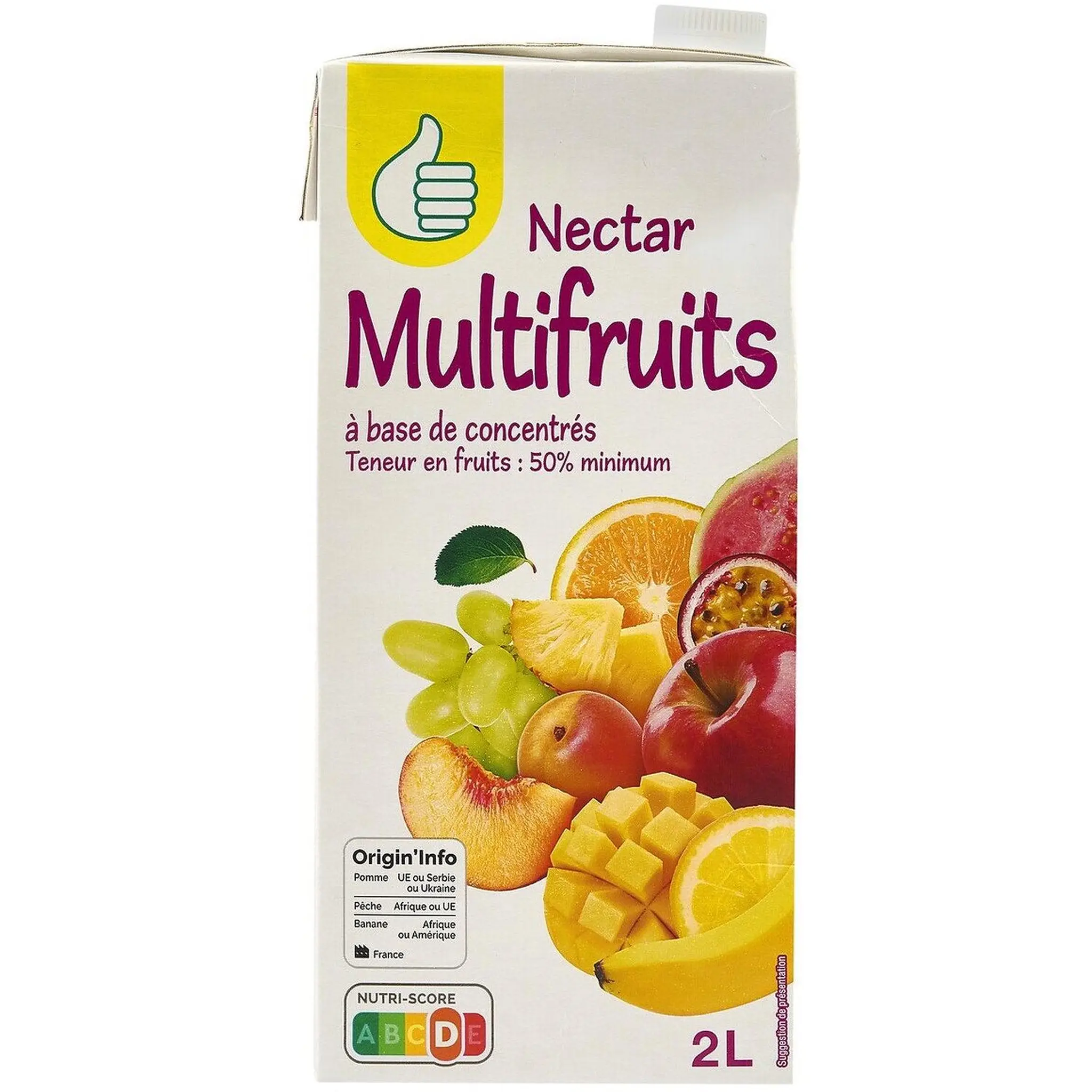 POUCE Nectar multifruits brique