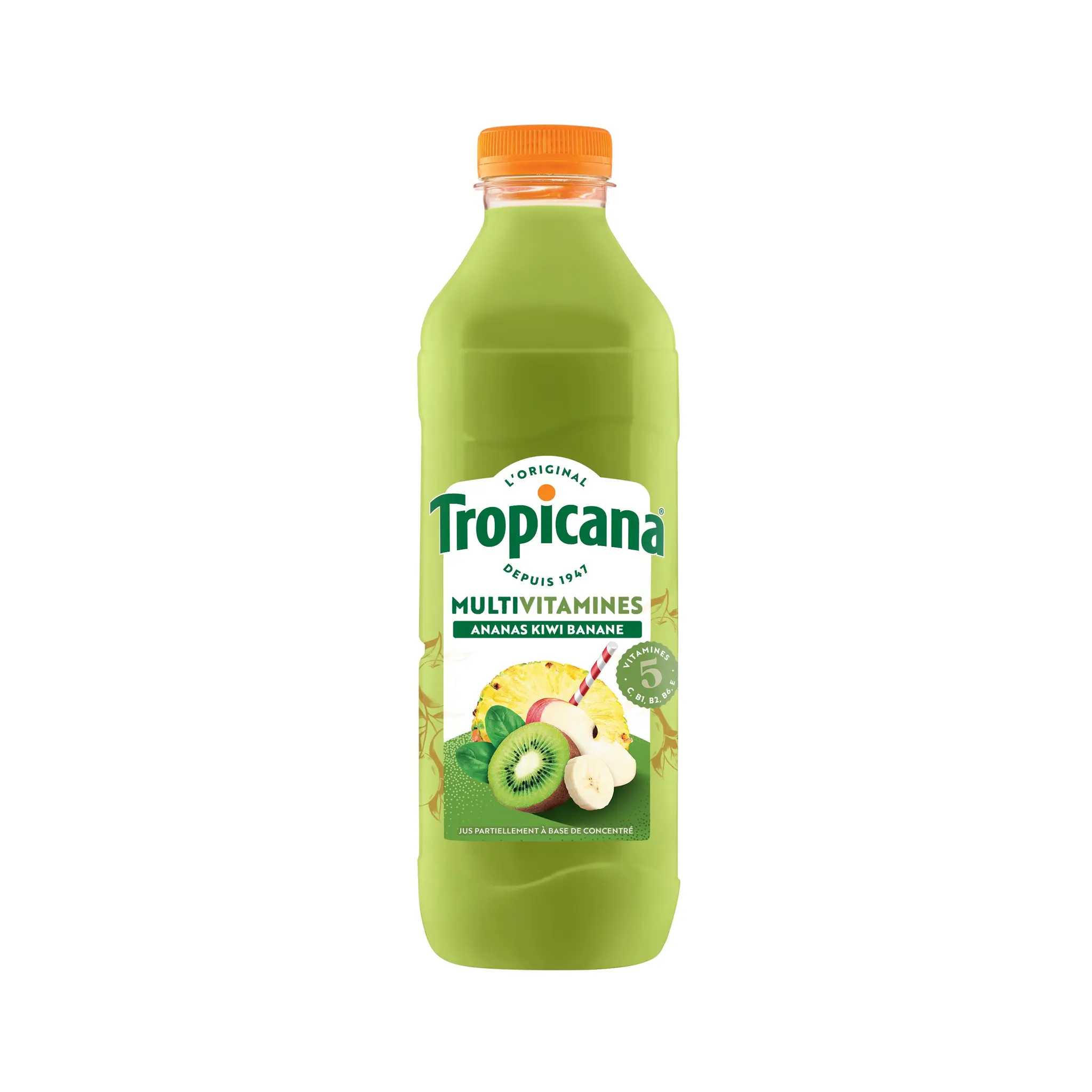 TROPICANA Jus à base de concentré de Ananas Kiwi Banane