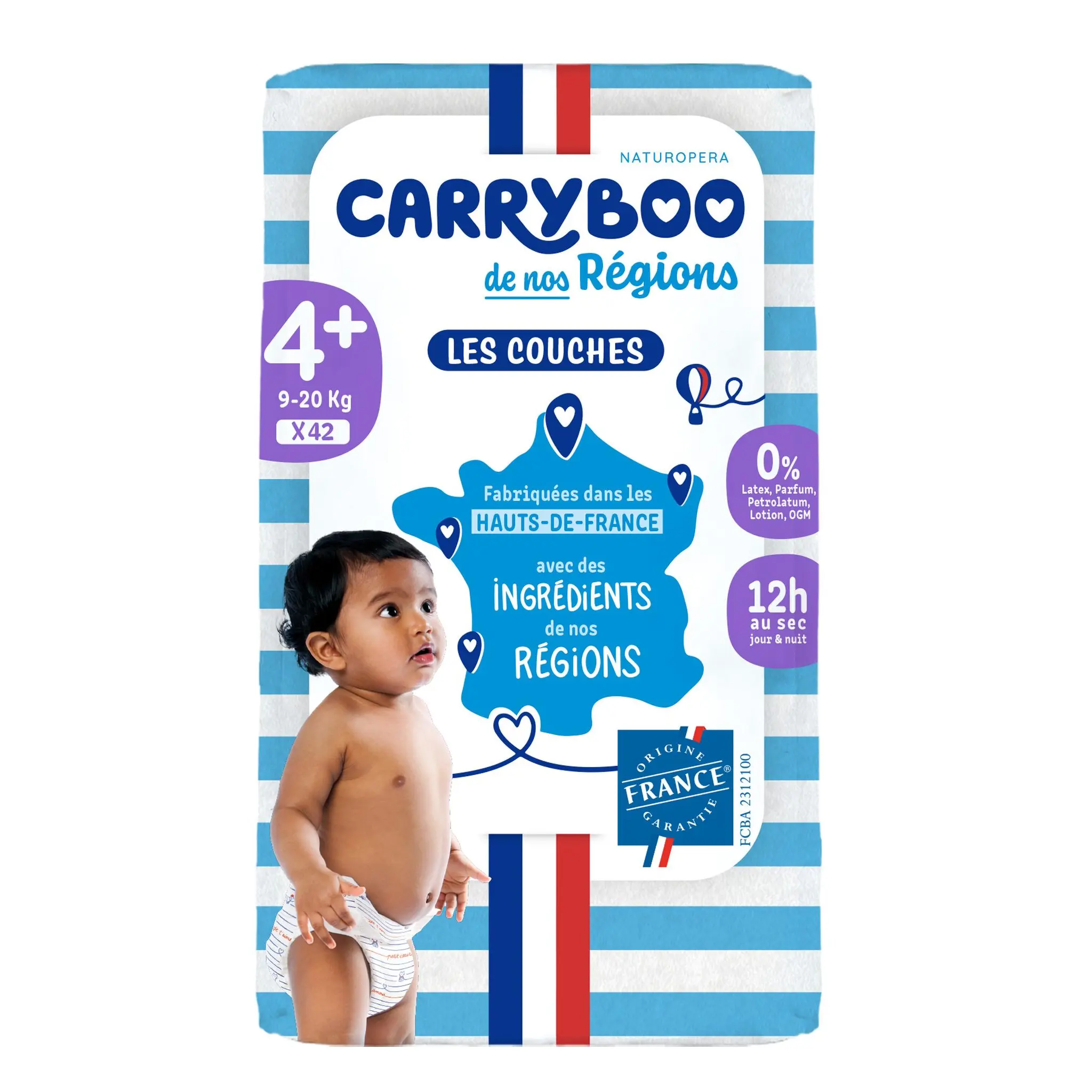 CARRYBOO Couches de nos régions taille 4+ (9-20KG)