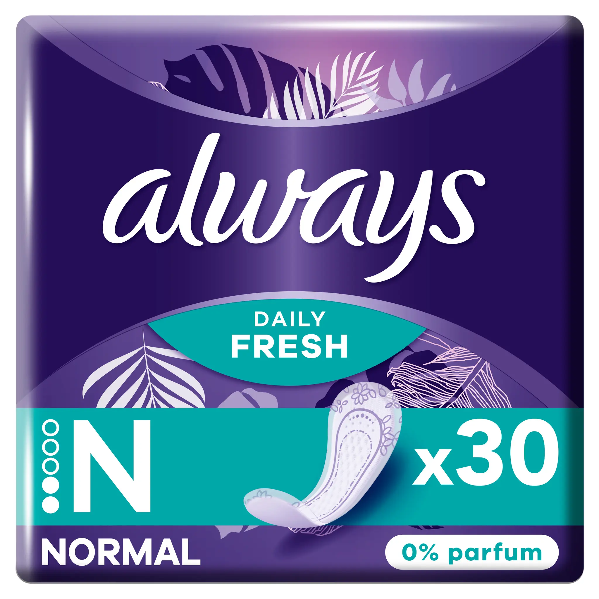 ALWAYS Daily Fresh Protège-slips N normal