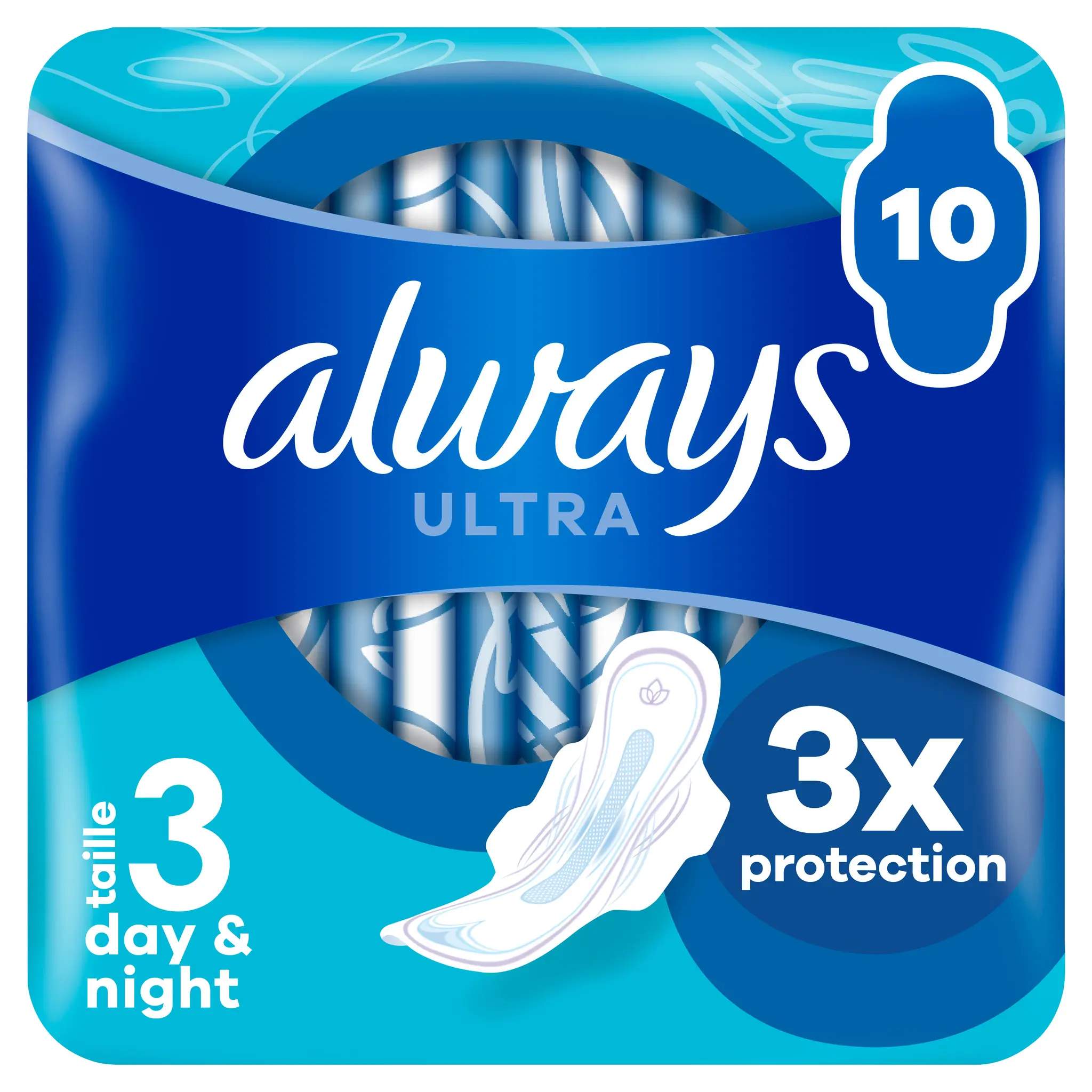 ALWAYS Serviettes hygiéniques ultra jour et nuit