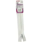 PRIMA Fermeture glissière vêtement léger blanc 12cm