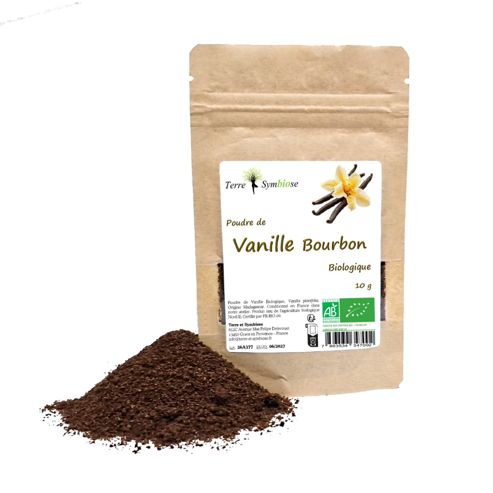 Vanille en poudre de bourbon bio