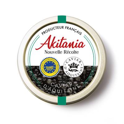 Akitania Caviar d'Aquitaine Nouvelle Récolte, 30g