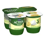 Yaourt au bifidus saveur Citron, Activia (4 x 125 g)