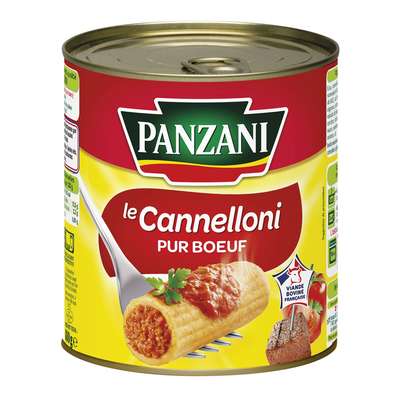 Plat cuisiné Cannelloni pur bœuf, Panzani (800 g)