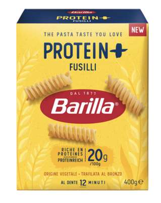 Pâtes fusilli protein +, Barilla   (400 g)