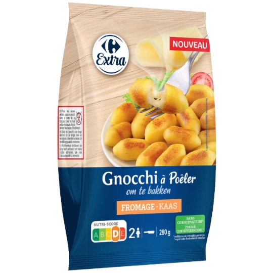 Gnocchi à poêler fromage CARREFOUR EXTRA