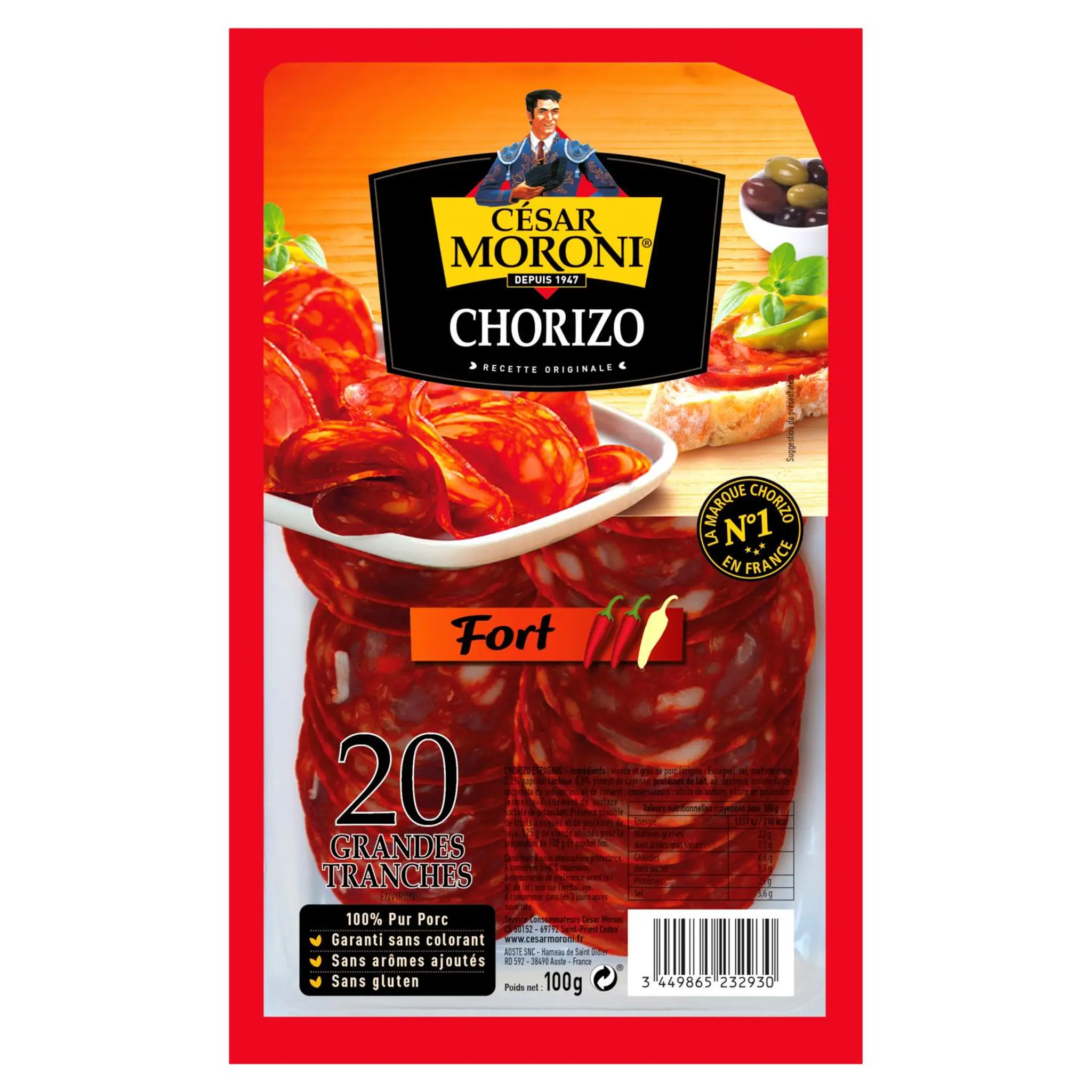 MORONI Chorizo fort