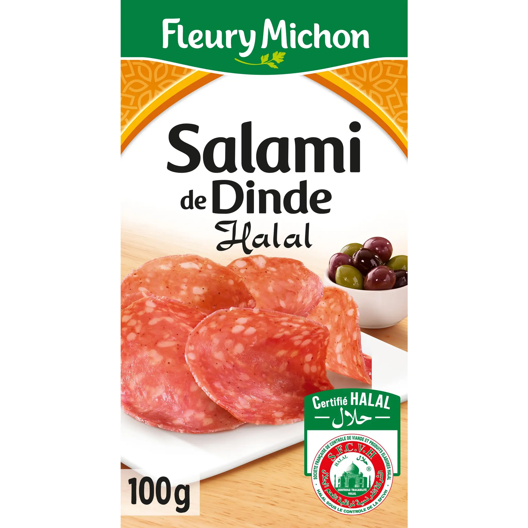 FLEURY MICHON Salami de dinde halal