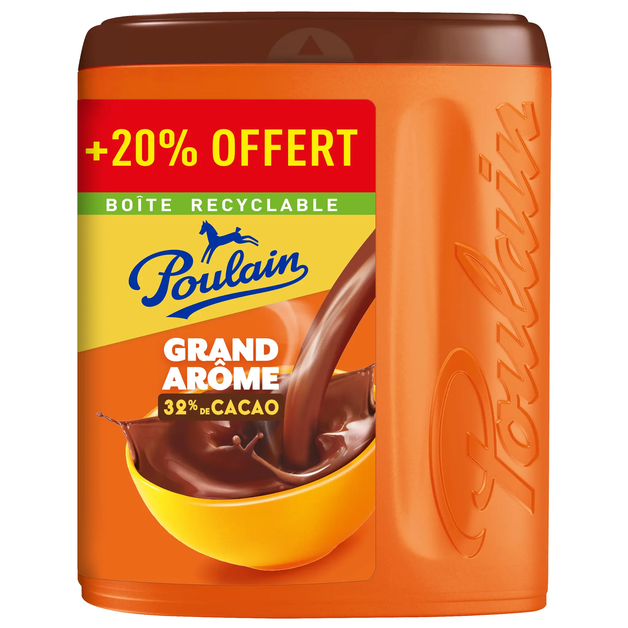 POULAIN Grand arôme chocolat en poudre 32% cacao