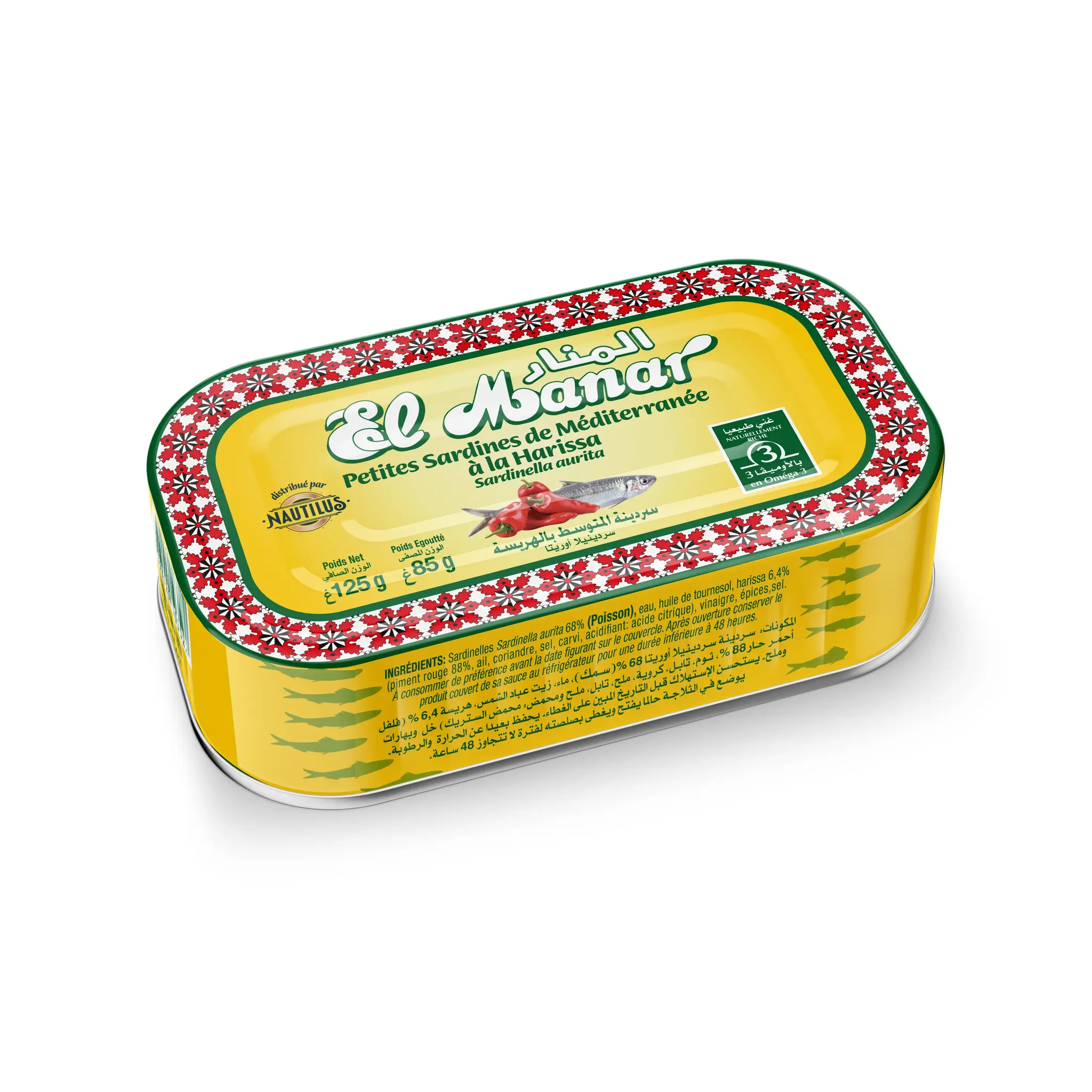 EL MANAR Petites sardines de Méditerranée à la harissa