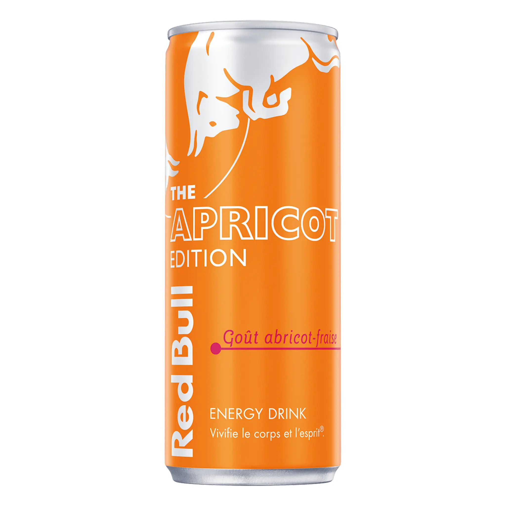RED BULL Boisson énergisante goût abricot-Fraise