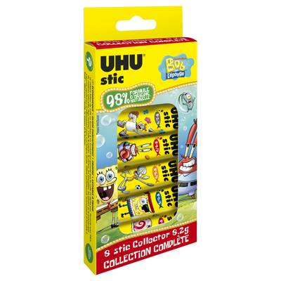 Uhu 8 bâtons de colle blanche, 8 x 8,2g