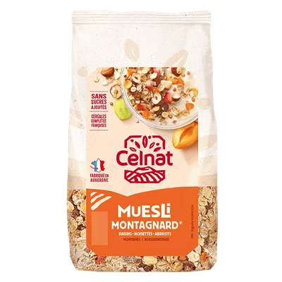 Muesli Montagnard BIO, Celnat (500 g)
