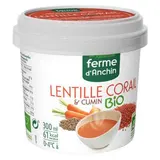 Soupe de lentille corail et cumin BIO, Ferme d'Anchin (300 ml)