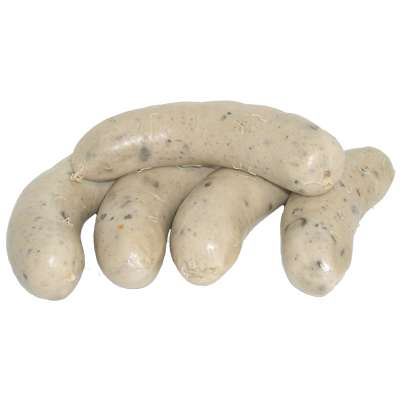 Boudin blanc de porc aux cèpes, Ferme de Montchervet (x 2, environ 200 - 250 g)