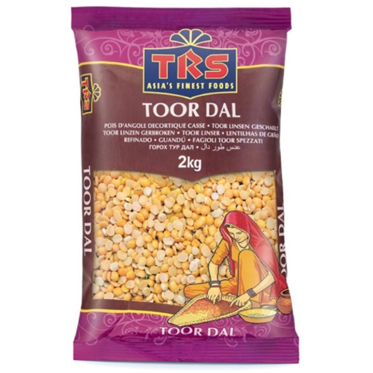 Lentilles indiennes Toor Dal en gros 2KG TRS