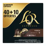 Café Capsules Espresso Intensité 9 Compatible Nespresso L'OR