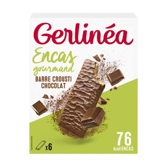 Barre encas minceur crousti chocolat GERLINEA