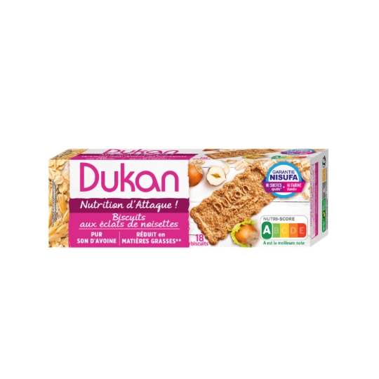 Biscuits  aux éclats de noisettes sans sucres ajoutés DUKAN