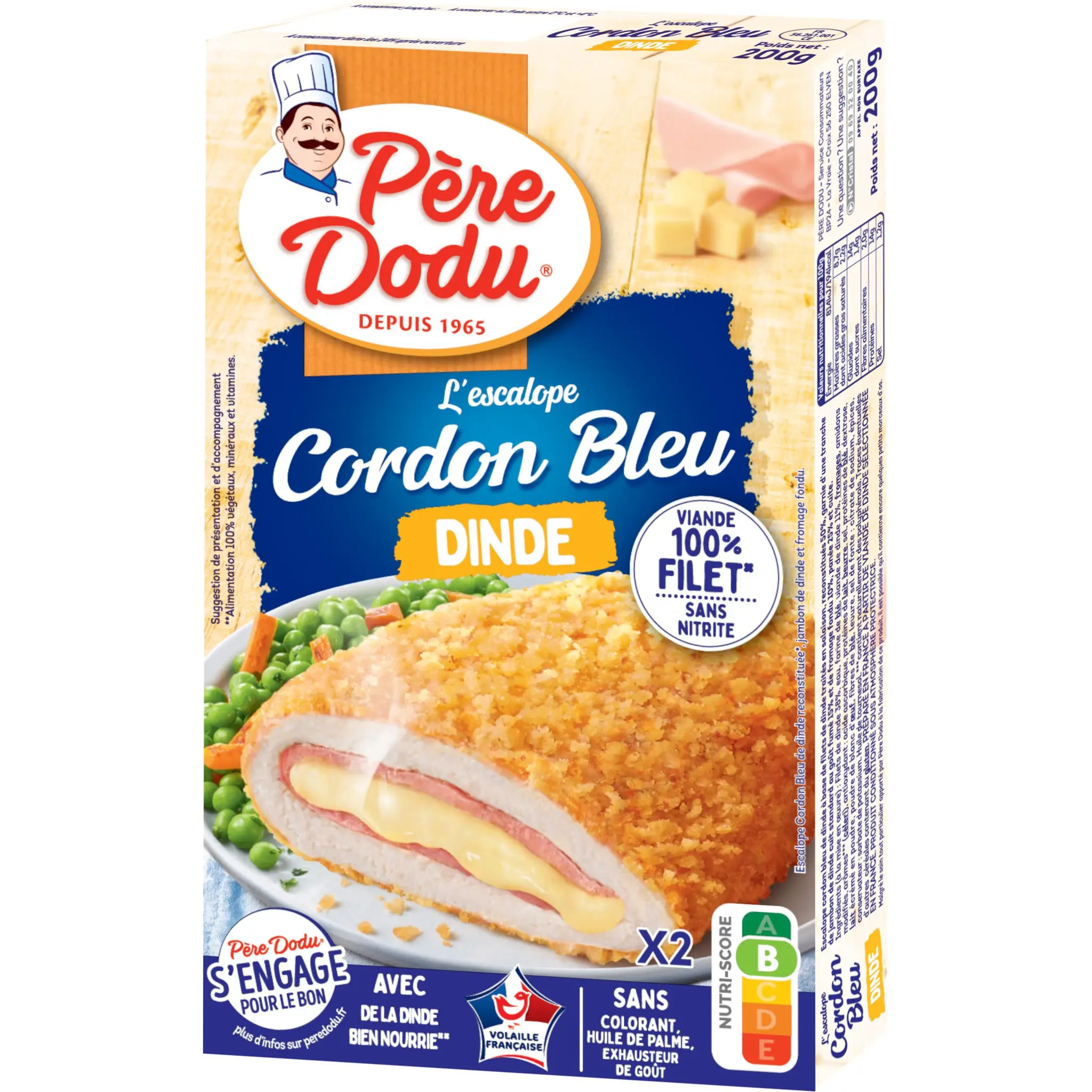 PERE DODU Cordon bleu de dinde