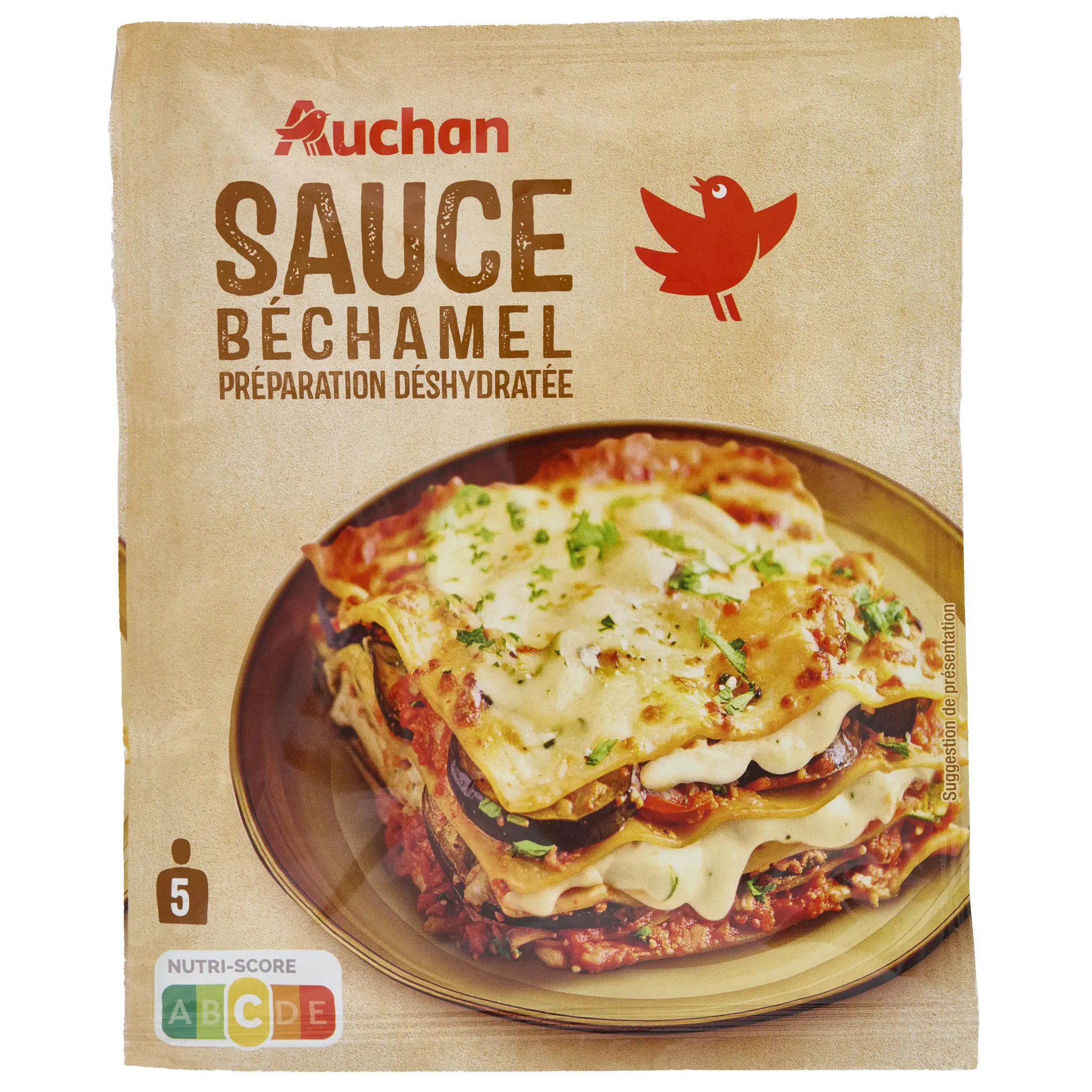 AUCHAN Sauce béchamel déshydratée en sachet