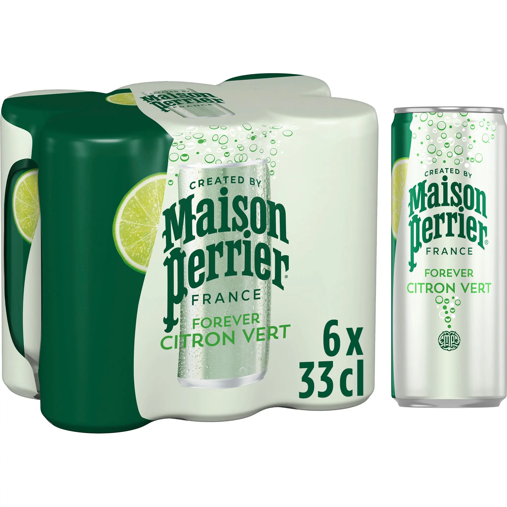 MAISON PERRIER FOREVER Boisson Gazeuse Aromatisée Citron Vert