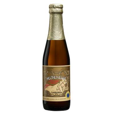 Bière blonde Pecheresse 1,1°, Lindemans (25 cl)