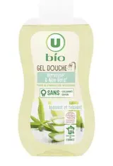 Gel douche verveine & aloe vera, U BIO (250 ml)