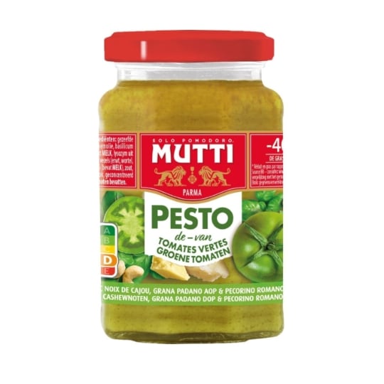 Sauce Pesto De Tomates Vertes - Bocal 180g MUTTI