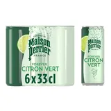 Maison Perrier Forever Boisson Gazeuse Aromatisée Citron Vert, 6x33cl